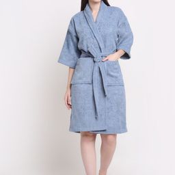 Creeva Adults Cotton Bath Robe-image-16
