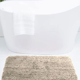 LUXEHOME INTERNATIONAL Vegas Beige 2800 GSM Ultra Soft Microfibre Anti-Skid Bath Rug-image-26