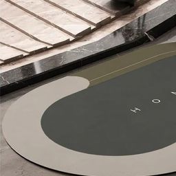 HomeCloud Grey Non Slip Rubber Bathroom Mat-image-15