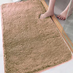 LUXEHOME INTERNATIONAL Vegas Beige 2800 GSM Ultra Soft Microfibre Anti-Skid Bath Rug-image-84