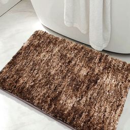 LUXEHOME INTERNATIONAL Brown Textured 1780 GSM Bath Rugs-image-46