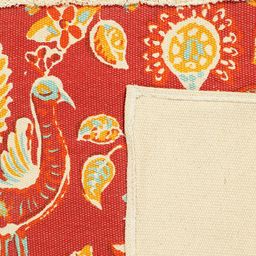BLANC9 Multicolored Printed Cotton Rectangular Carpet image 5