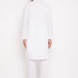 VASTRAMAY Men Pathani Kurta with Pyjamas image 4