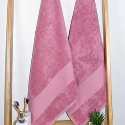 Aura Peach 2Pcs Organic Cotton 610 GSM Bath Towels-image-10