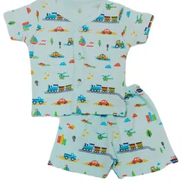 BAESD Infants Printed Pure Cotton Shirt with Shorts-38