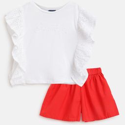 Chicco Girls Ruffled Top With Shorts-image-76