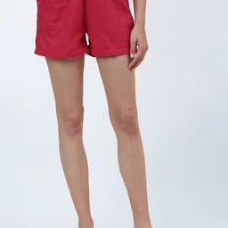 Fabindia Mid-Rise Regular Fit Cotton Shorts-picture-41