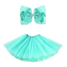 TILISM Girls Flared Skirt With Bow-image-60