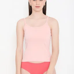 Feelings Pure Cotton Slim Fit Shoulder Strap Camisoles-image-96