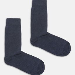 Blackberrys Men Cotton Calf Length Socks-36