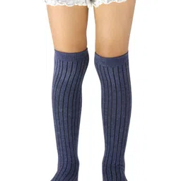 BAESD Kids Striped Knee-Length Socks-image-66