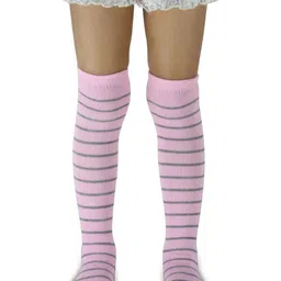 BAESD Kids Striped Knee-Length Socks-image-71
