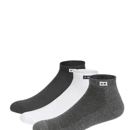 Supersox Men Pack of 3 Solid Half Terry Cushion Sneaker-Length Socks-picture-41