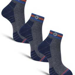 Dollar Socks Men Pack 3 Patterned Cotton Ankle Length Socks-image-7