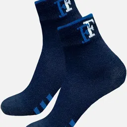 FIMS Men Striped Crew Ankle Length Socks-39