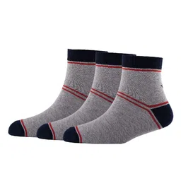 Cotstyle Men Pack Of 3 Patterned Pure Cotton Above Ankle Length Socks-image-15