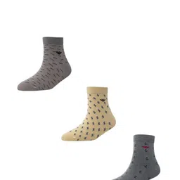 Cotstyle Men Pack Of 3 Assorted Ankle Length Socks-52