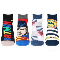 Bonjour Boys Pack of 4 Assorted Ankle Length Socks-35
