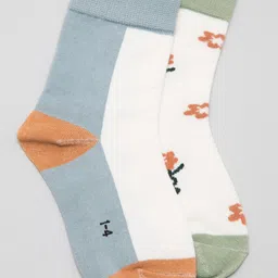 J Style Kids Pack of 2 Patterned Ankle Length Socks-image-42
