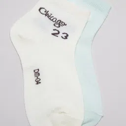 J Style Kids Pack of 2 Patterned Ankle Length Socks-image-44