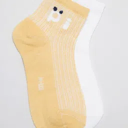J Style Kids Pack of 2 Patterned Ankle Length Socks-image-94