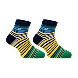 Papa Socks Unisex Striped Ankle Length  Socks-54