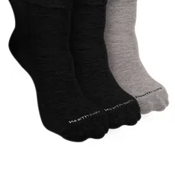 FOOTPRINTS Pack Of 3 Diabetic Ankle-Length Socks-image-78