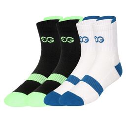 SuperGear Men Pack Of 2 Ankle-Length Cycling Socks-39