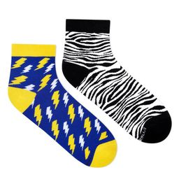 Dynamocks Pack Of 2 Patterned Ankle-Length Socks-14