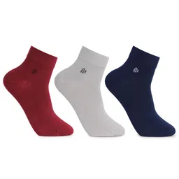 Bonjour Men Pack Of 3 Assorted Ankle-Length Socks-picture-7