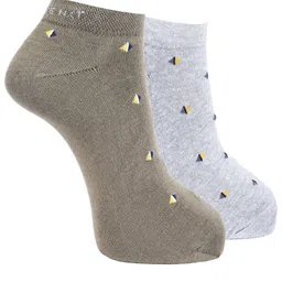 Force NXT Men Pack Of 2 Patterned Cotton Ankle-Length Socks-image-90