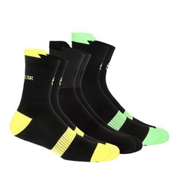 SuperGear Men Pack Of 3 Patterned  Cotton Ankle-Length Cycling Socks-image-57