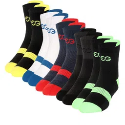 SuperGear Men Pack Of 5 Patterned Cotton Ankle-Length Cycling Socks-18