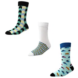 Cotstyle Pack Of 3 Assorted Calf-Length Socks-57