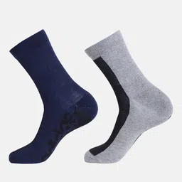 ADIDAS Men Pack Of 2 Patterned Calf-Length Socks-6