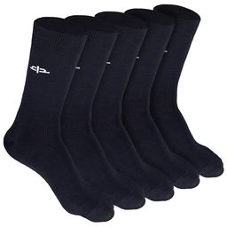 Heelium Men Pack Of 5 Odour-Free Breathable Bamboo Crew Length Socks-44