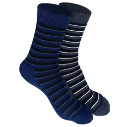 Heelium Men Pack of 2 Odour-Free Breathable Bamboo Crew Length Socks-51