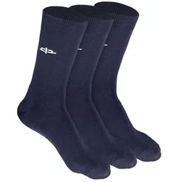 Heelium Men Pack of 3 Odour-Free Breathable Bamboo Crew Length Socks-image-6