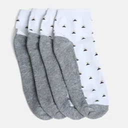 BAESD Unisex Pack of 4 Patterned Above-Ankle Length Socks image 4