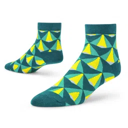 Dynamocks Pack Of 2 Patterned Ankle-Length Socks image 3
