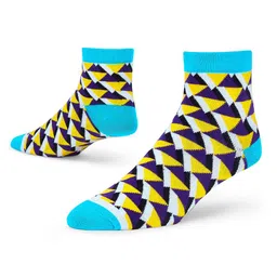 Dynamocks Pack Of 4 Patterned Ankle-Length Socks image 3