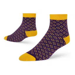 Dynamocks Unisex Pack Of 4 Patterned Ankle-Length Socks image 4