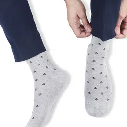 N2S NEXT2SKIN Men Pack Of 3 Seamless Patterned Calf-Length Socks image 3