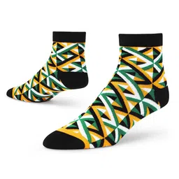 Dynamocks Pack Of 4 Patterned Ankle-Length Socks image 4