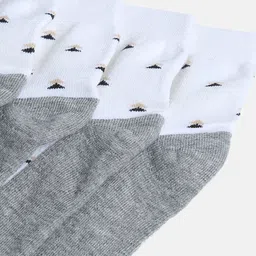 BAESD Unisex Pack of 4 Patterned Above-Ankle Length Socks image 5