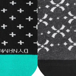 Dynamocks Unisex Pack Of 2 Patterned Ankle-Length Socks image 2