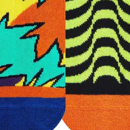 Dynamocks Unisex Pack Of 2 Patterned Ankle-Length Socks image 3