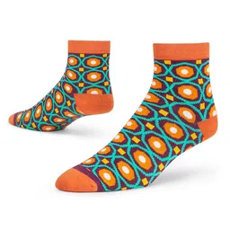 Dynamocks Unisex Pack Of 4 Patterned Ankle-Length Socks image 4