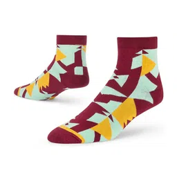 Dynamocks Unisex Pack Of 4 Patterned Ankle-Length Socks image 5
