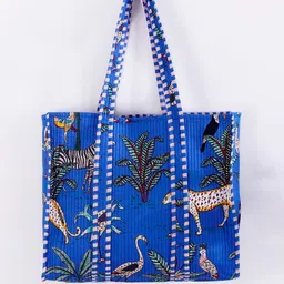 HANDICRAFT PALACE Graphic Printed Pure Cotton Shopper Tote Bag-48
